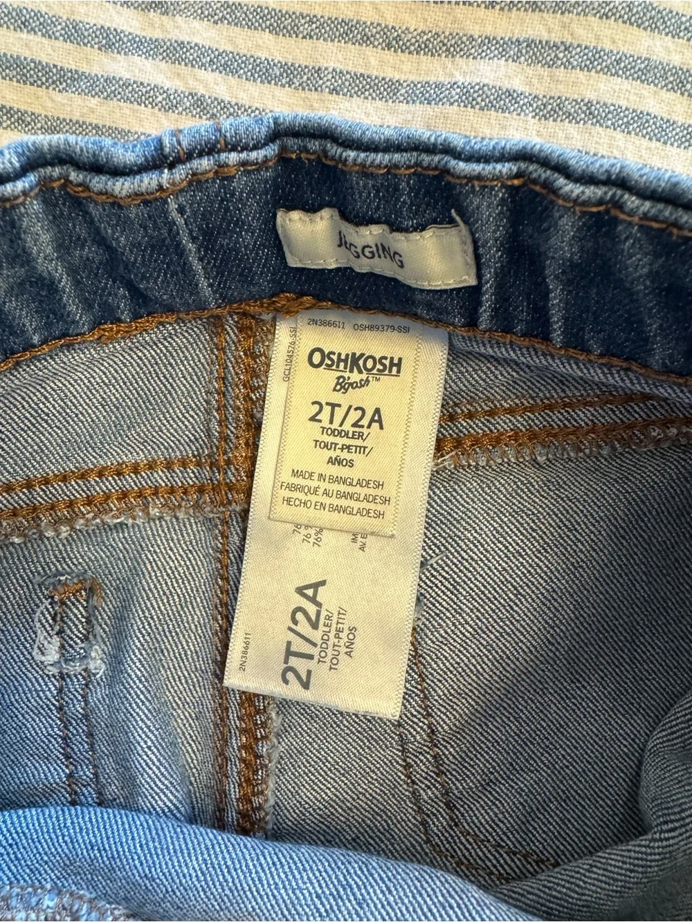 OshKosh B'gosh Super Skinny Leg Jeans - Light Blue & Dark Blue